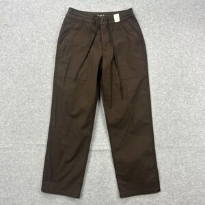 Roark Pants Womens 24 Brown Layover Trail Hiking Travel Utility Deep Pockets NEW